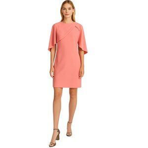 Lauren Ralph Lauren Georgette Cape Cocktail Dress - New With Tag 💫 Size 4